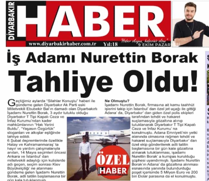 Diyarbakırlı İşadamı Nurettin Borak Tahliye Oldu