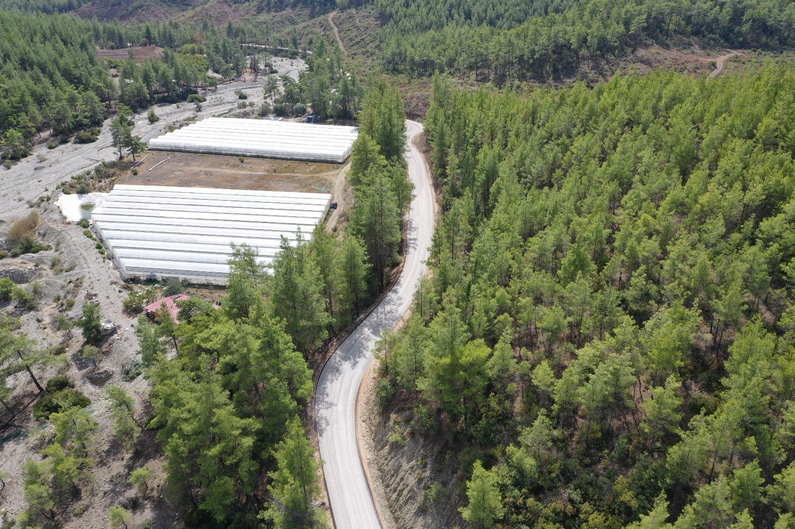 Doğantaş mahalle yolunda asfalt çalışması tamamlandı