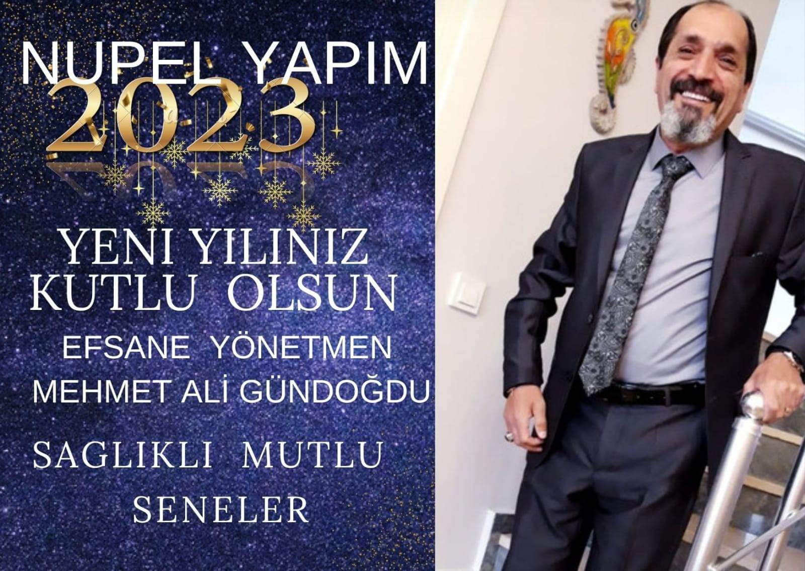 Efsane yönetmen Mehmet Ali Gündoğdu Yeni Yıl Mesajı Paylaştı