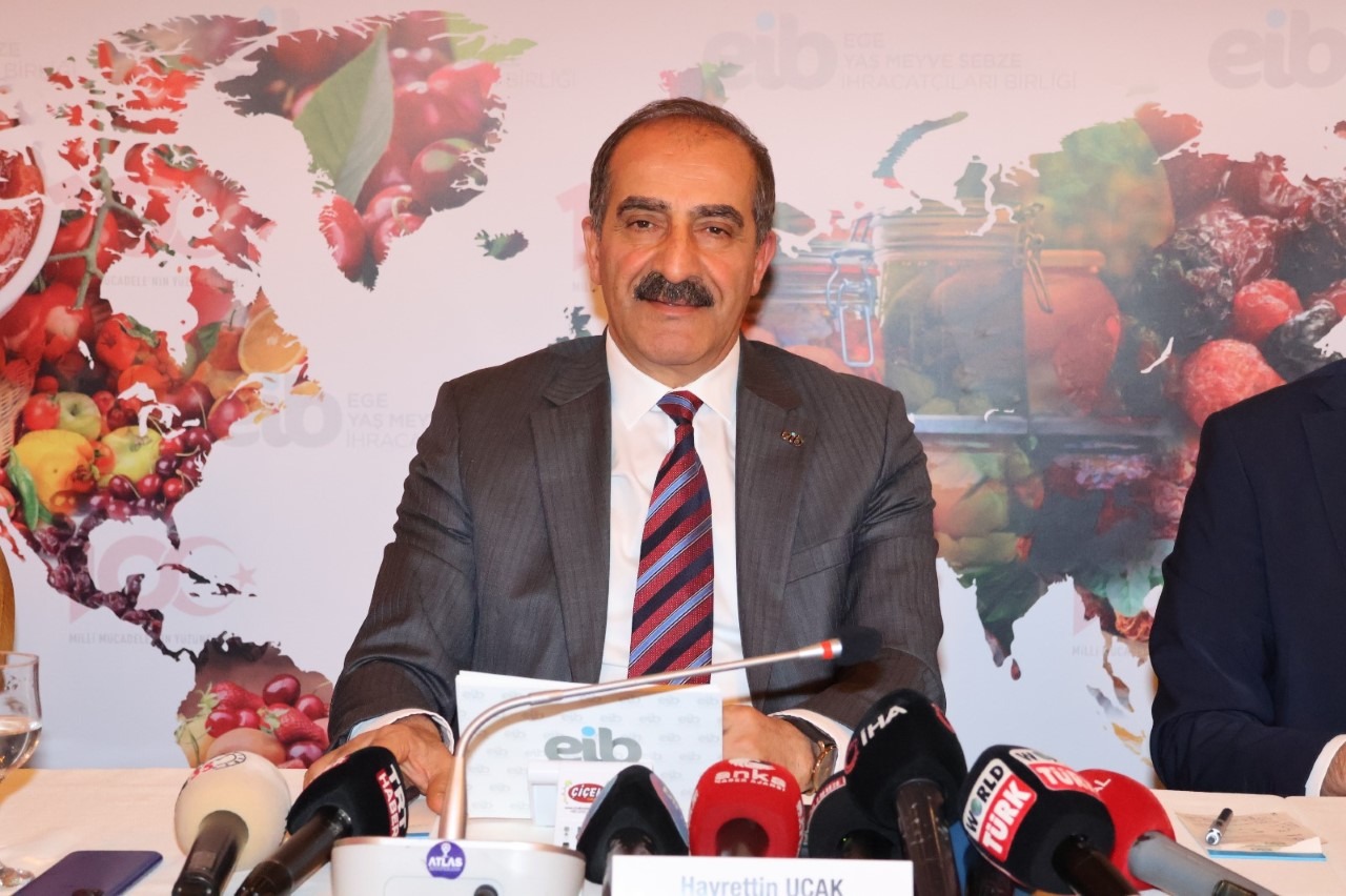 Ege Yaş Meyve Sebze İhracatçılar Birliği Başkanı Hayrettin UÇAK 2022 Yılını değerlendirdi.