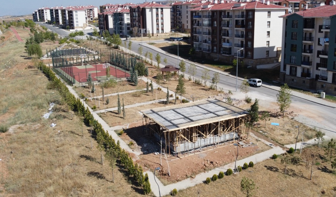 Elazığ Belediyesi Tarafından Yapılan 5 Muhtarlık Ofisi'nde Çalışmalar Hızla Sürüyor