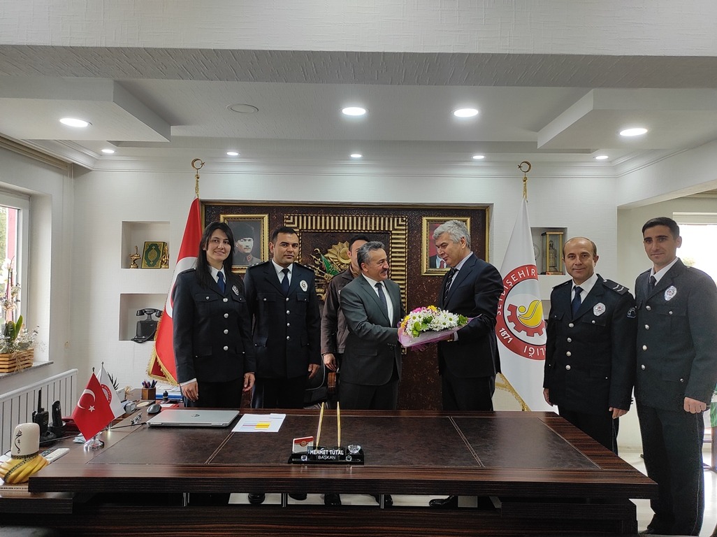 EMNİYET TEŞKİLATINDAN BAŞKAN TUTAL'A ZİYARET