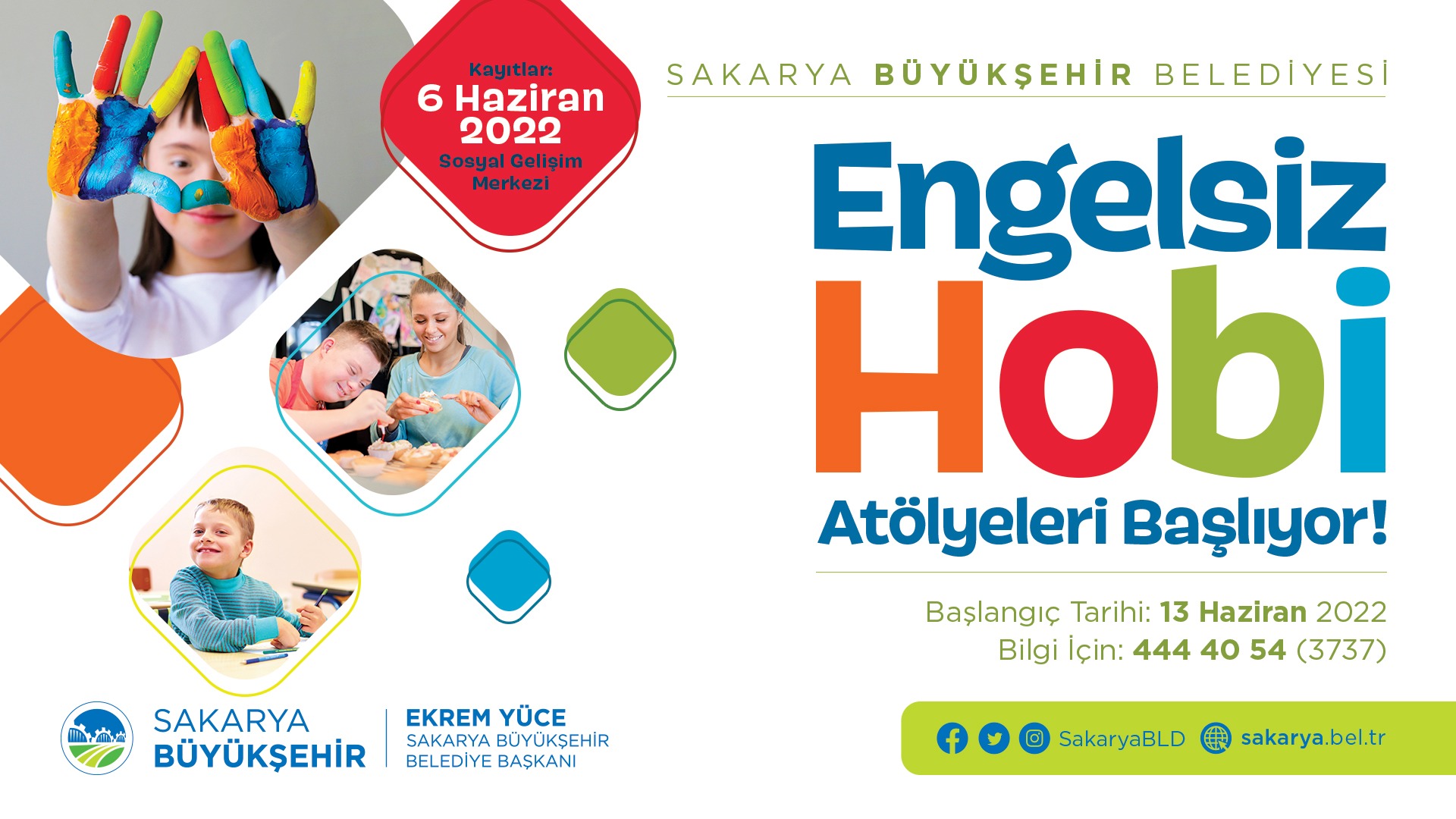 Engelsiz Hobi Atölyeleri için kayıtlar başlıyor