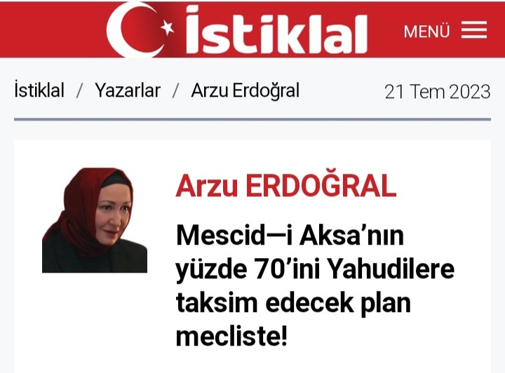 Gazeteci Arzu Erdoğal İşgale Dikkat Çekti