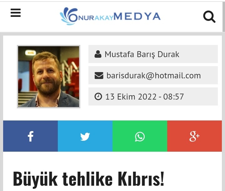 GAZETECİ BARIŞ DURAK UYARDI !!!