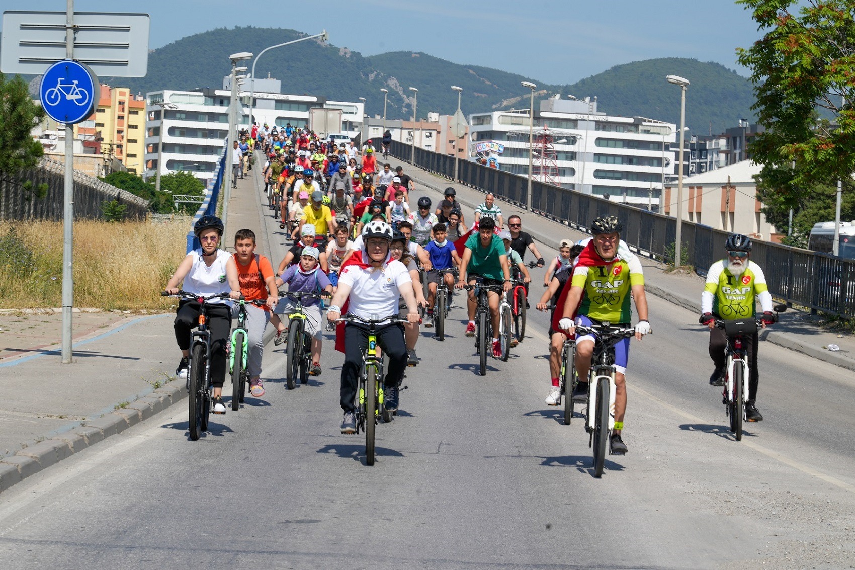 Gaziemirliler sağlık için pedal çevirdi