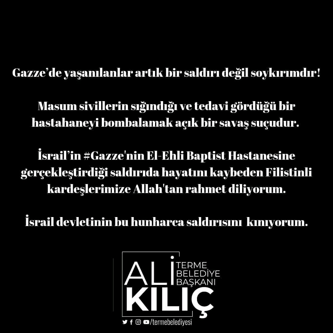 Gazze’de yaşanılanlar artık bir saldırı değil soykırımdır!