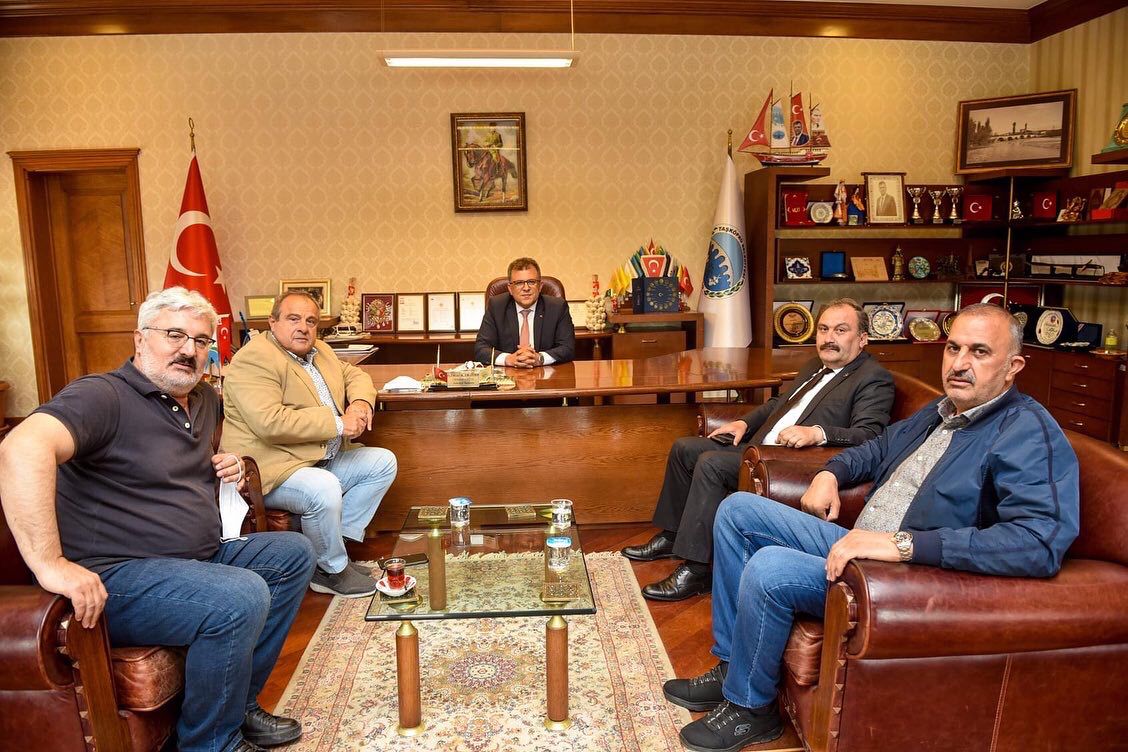 GM Başkanı Parçal ve İşadamlarından, Başkan Çatal’a ziyaret