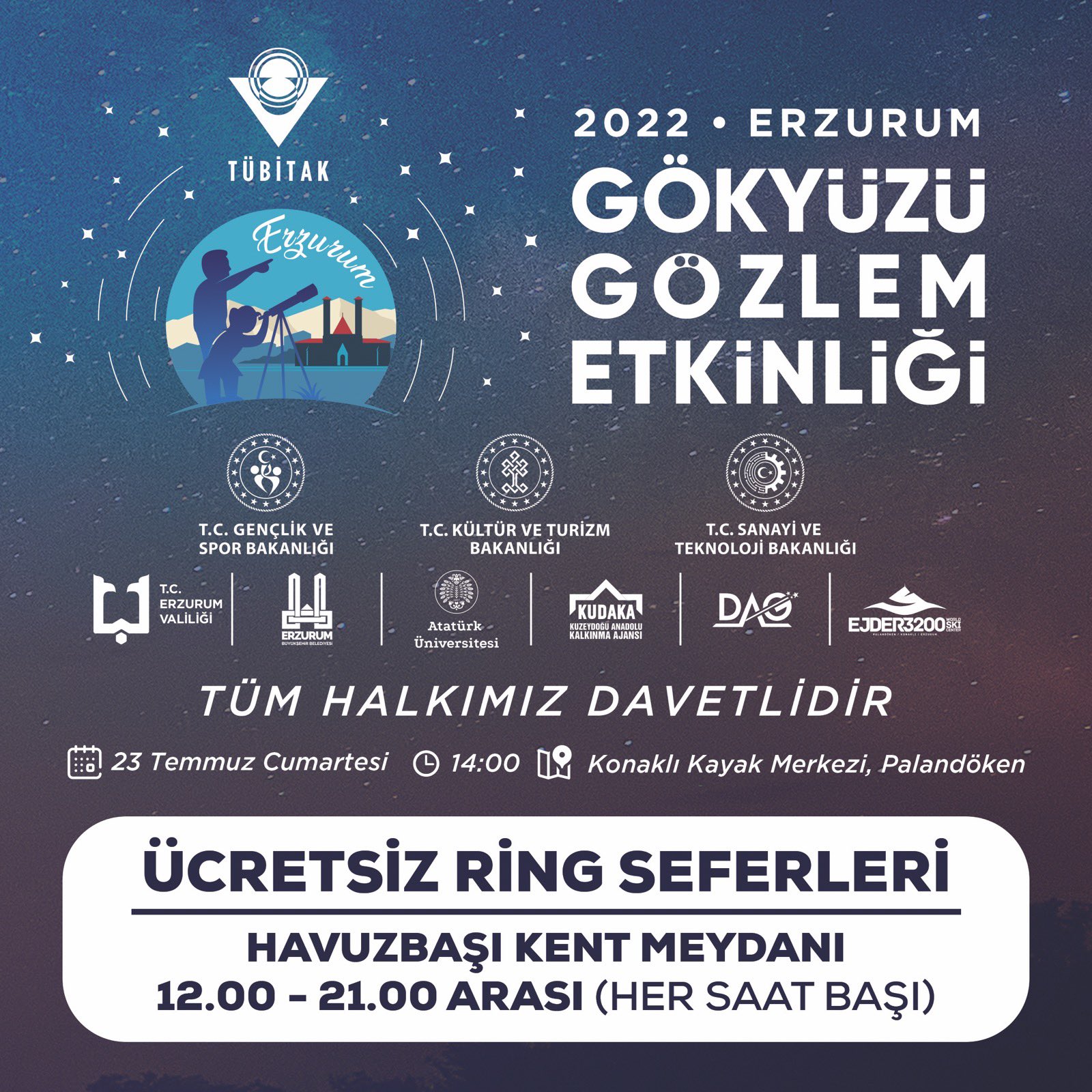 Göğe Bakma Durağı'nın sıradaki adresi Erzurum