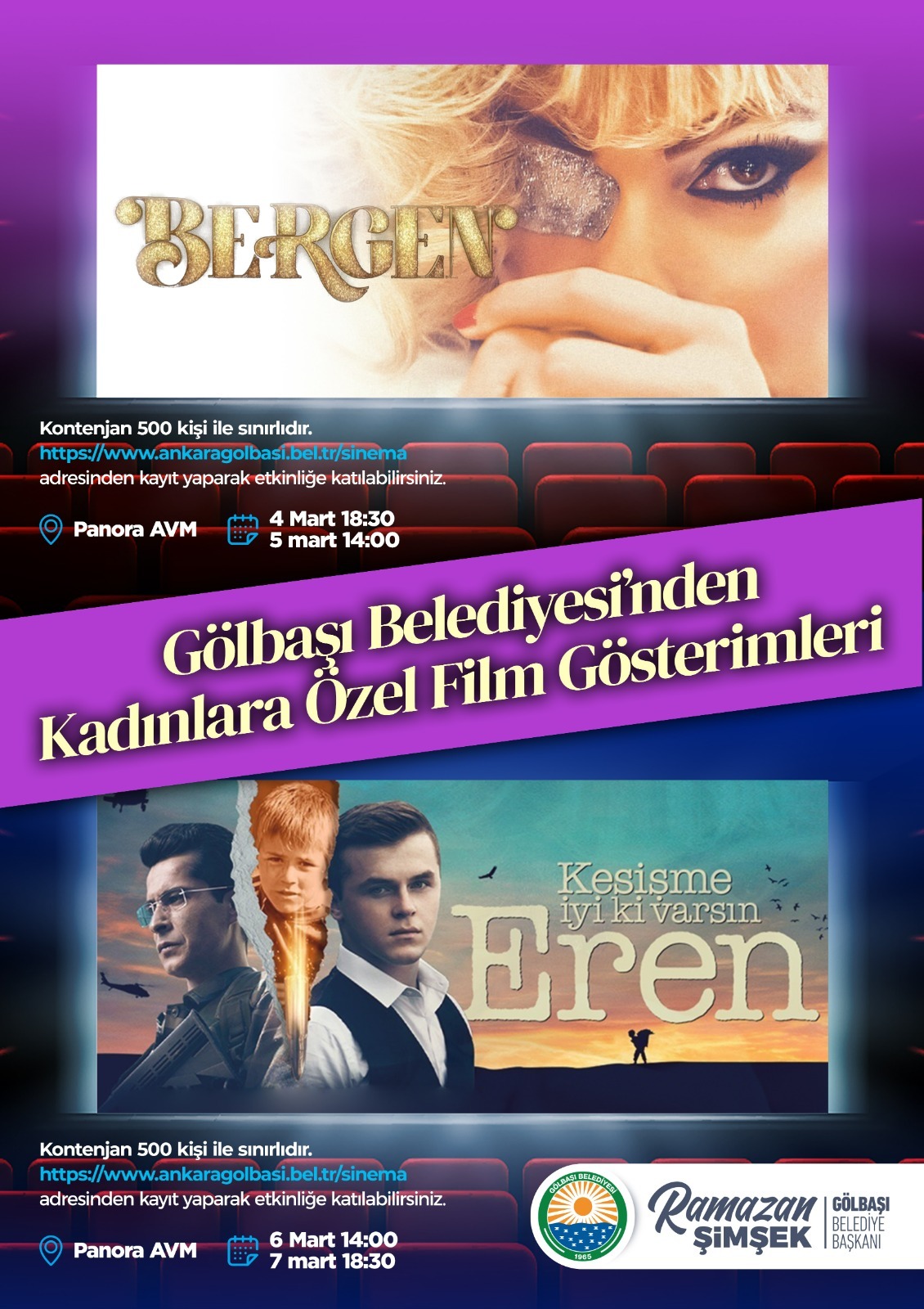 GÖLBAŞILI KADINLAR “BERGEN”İ VE ”EREN”İ İZLEMEYE GİDİYOR …