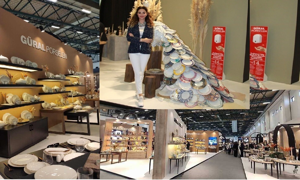 Güral Porselen ziyaretçilerin gözdesi oldu...