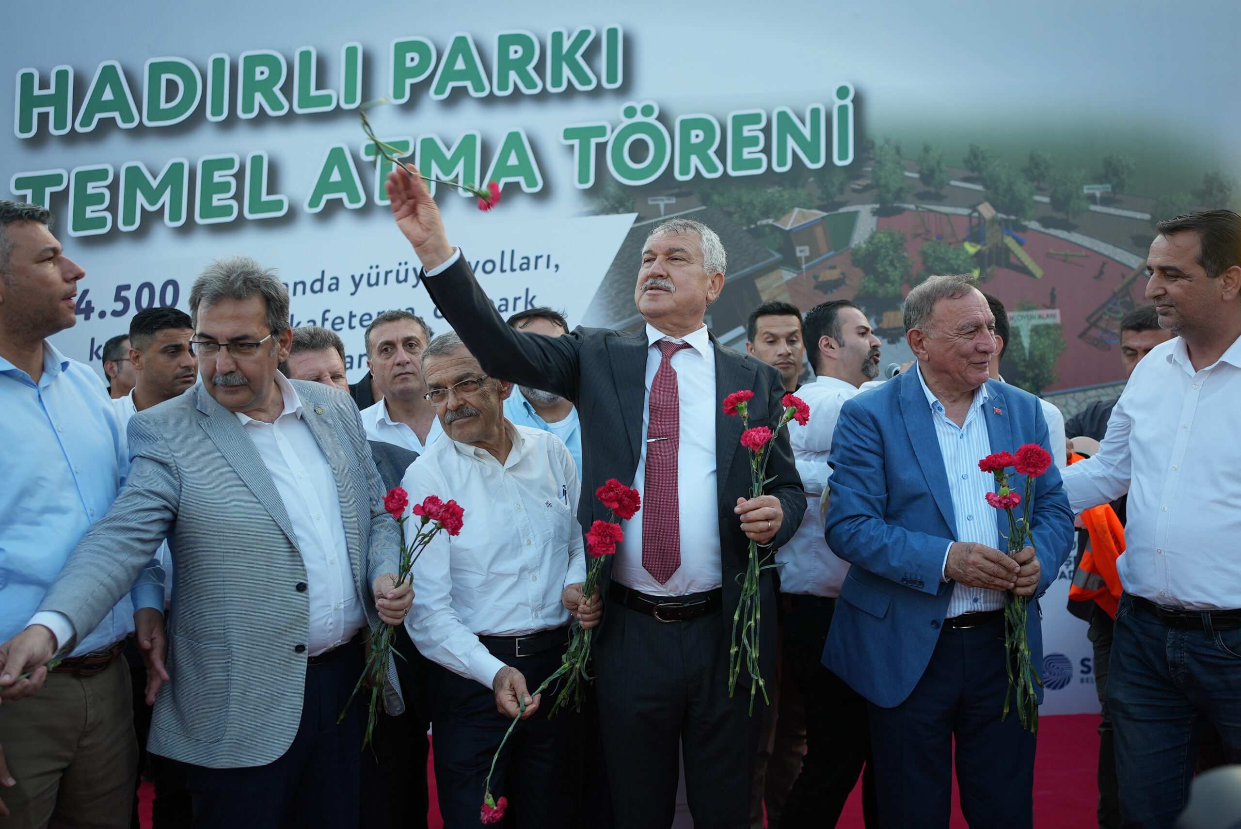 Hadırlı Parkı’nın temeli atıldı.