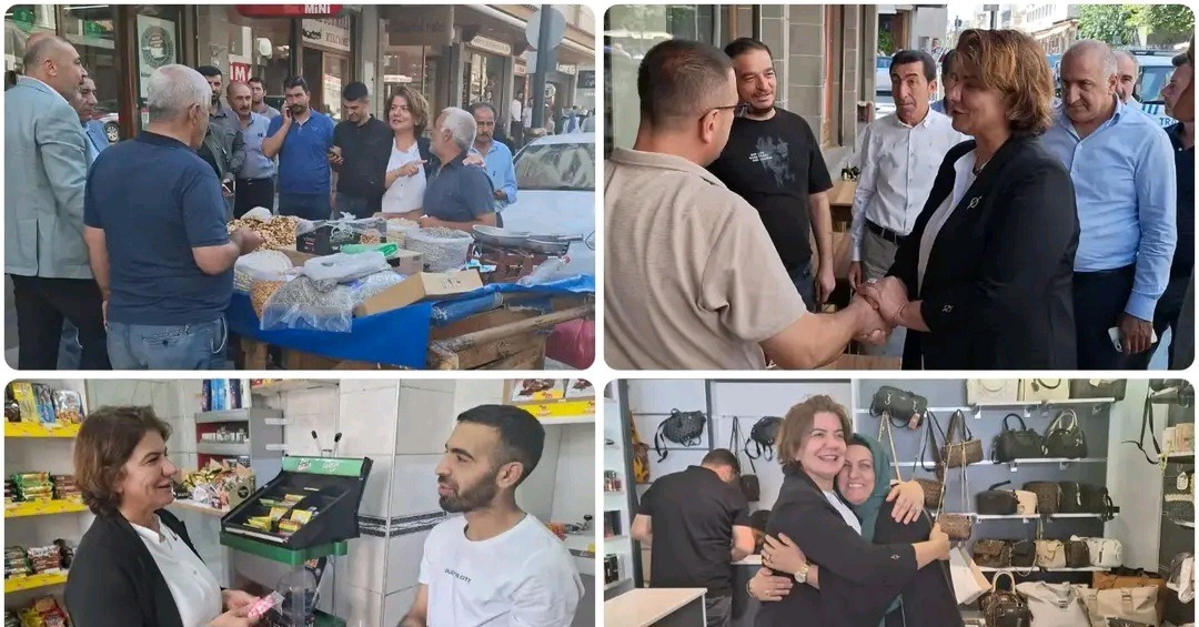 HANIMAĞA SUR'DA ESNAF ZİYARETLERİNE DEVAM EDİYOR