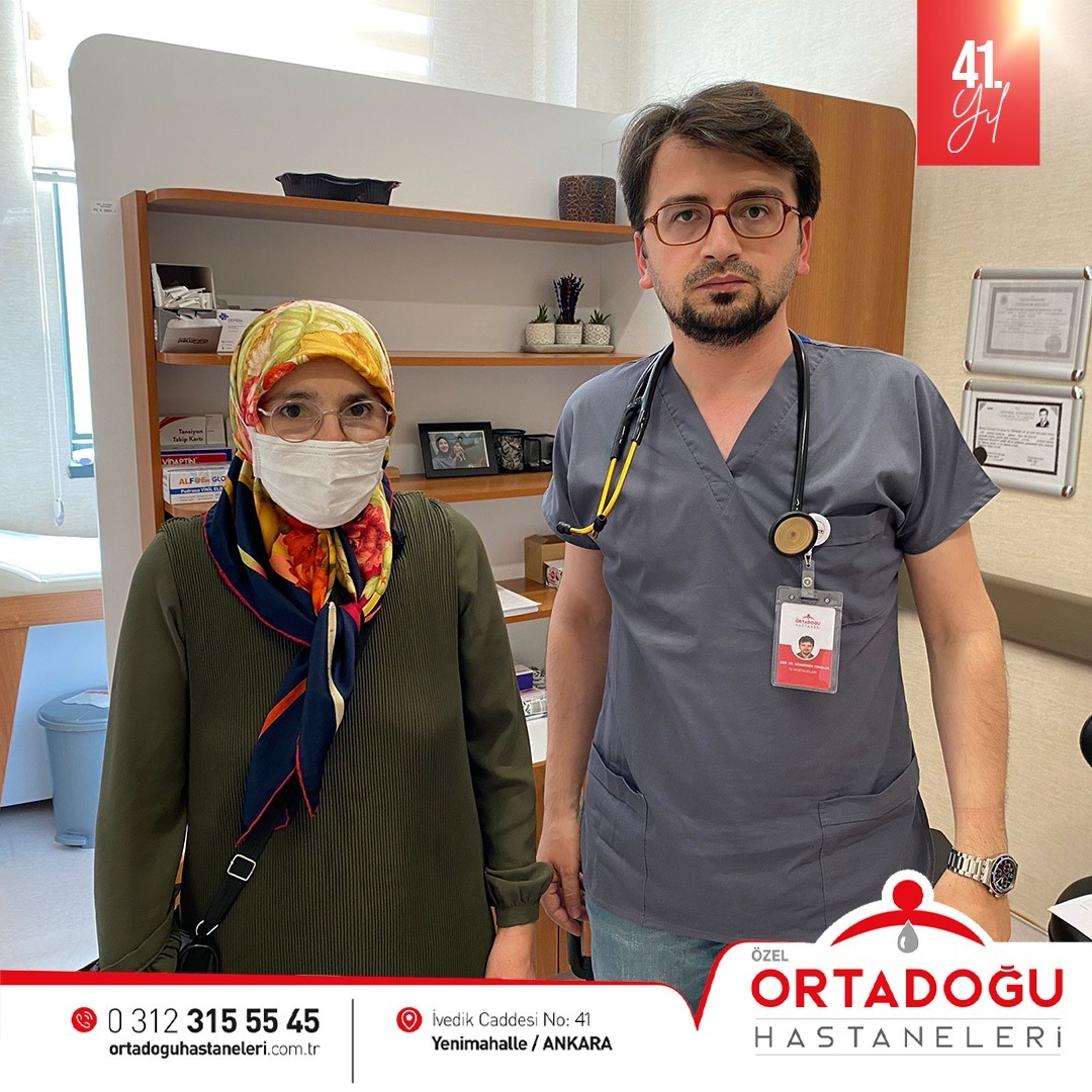 HASTALIĞINA ÇAREYİ ÖZEL ORTADOĞU HASTANESİ'NDE BULDU…