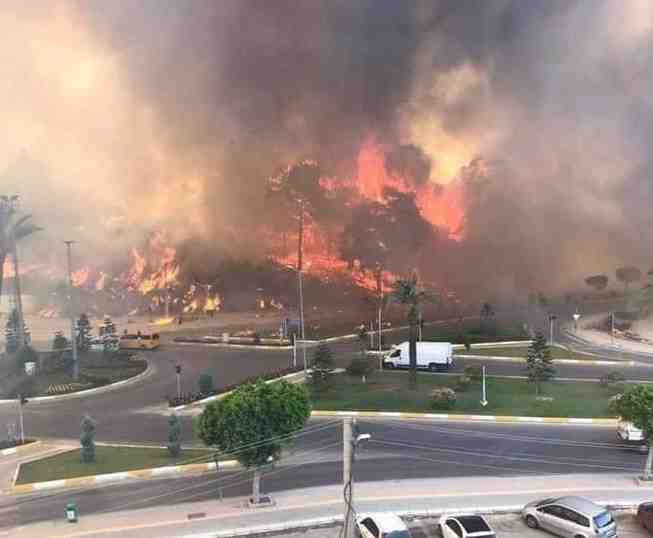 HBB İTFAİYESİNDEN KADİRLİ’DEKİ YANGINA DESTEK