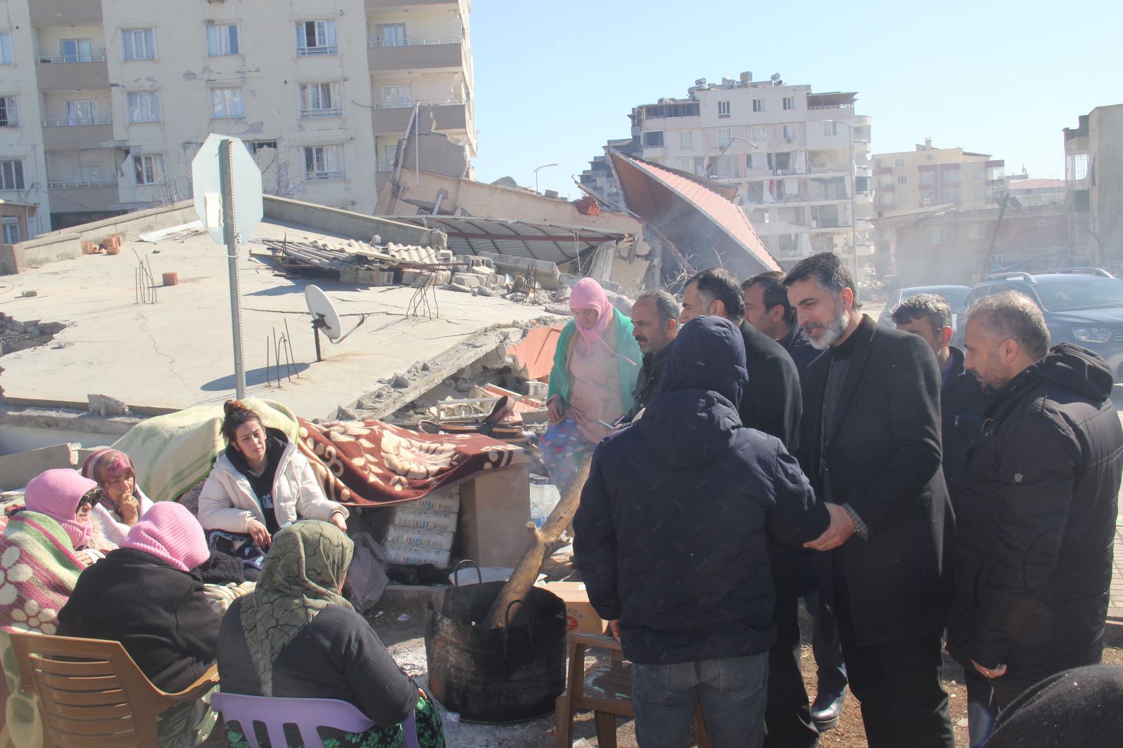 HÜDA PAR Heyeti Deprem Bölgesi Gaziantep/Nurdağı’nda