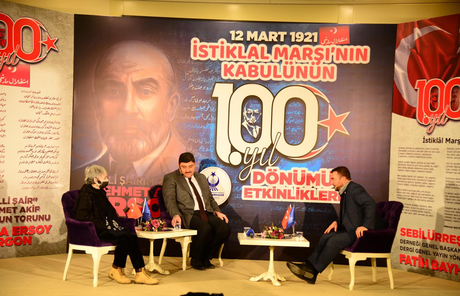 İstiklal Marşı 100. yılında Kahramankazan’da konuşuldu