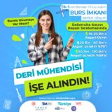 İZMİR _ DERİ MÜHENDİSLERİ SEKTÖR  BURSUYLA OKUYACAK