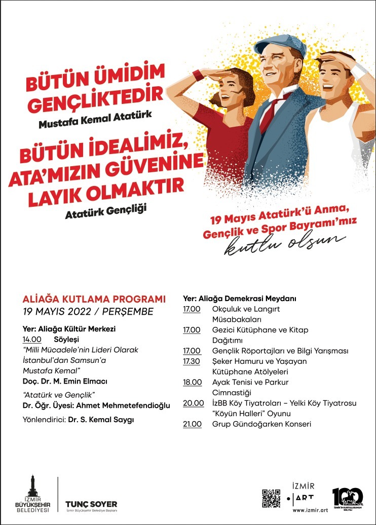 iZMİR'DE 19 MAYIS KUTLAMA PROGRAMI