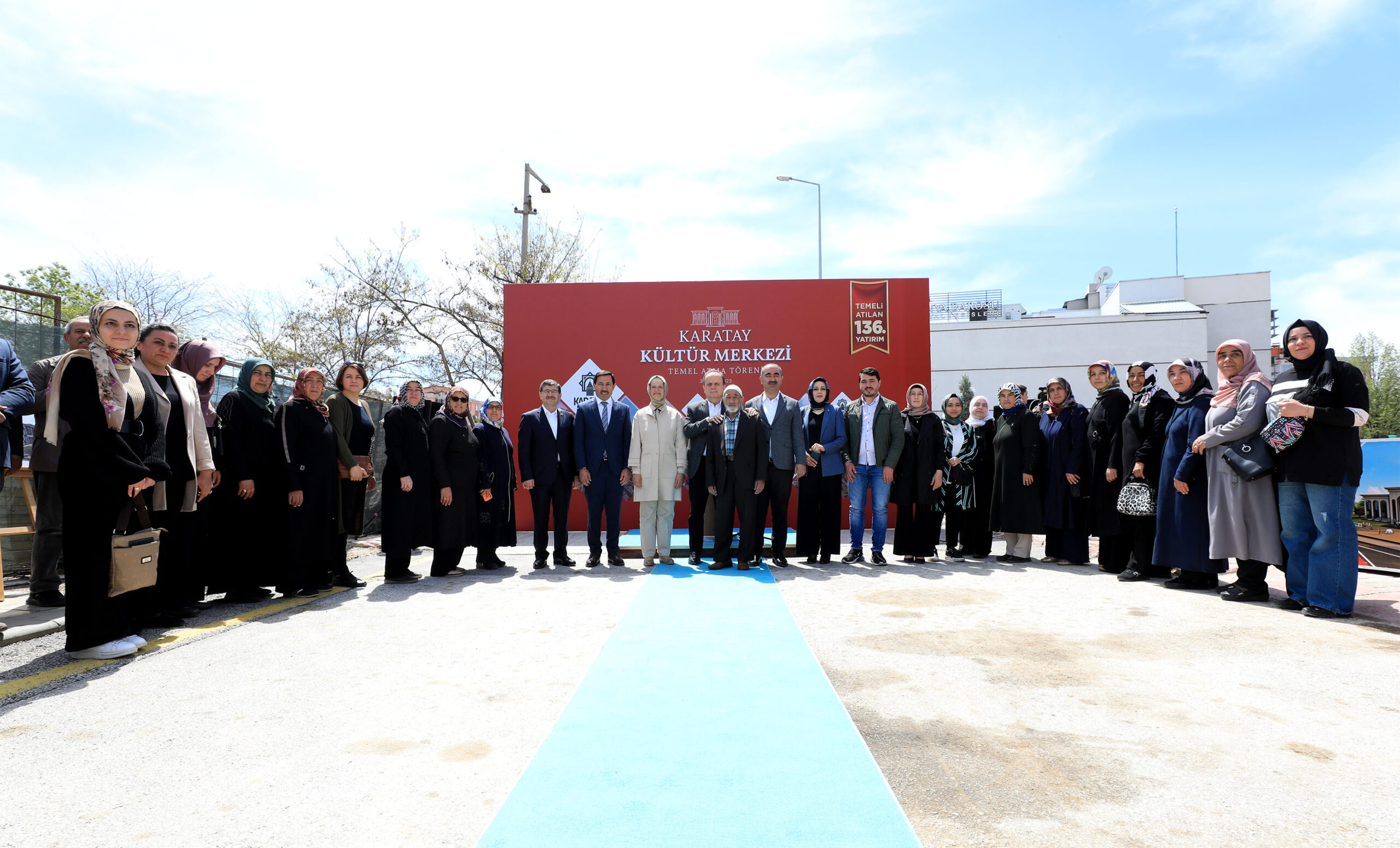 KARATAY KÜLTÜRMERKEZİ’NİN TEMELİ ATILDI