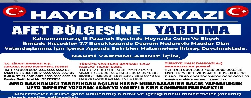 Karayazı Kaymakamlığı : Tek vücut yaraları sarma zamanı