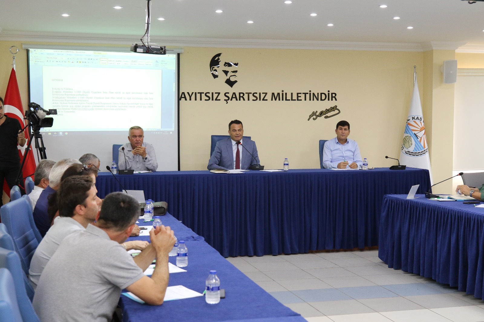 Kaş Belediyesi kasım ayı meclis toplantısı yapıldı