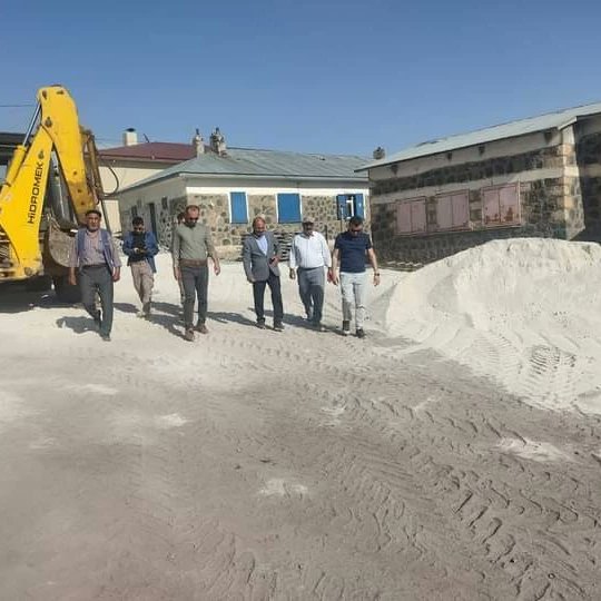 Kaymakam Sarıdoğan Salyamaç'ta Çalışmaları Yerinde Ziyaret Etti