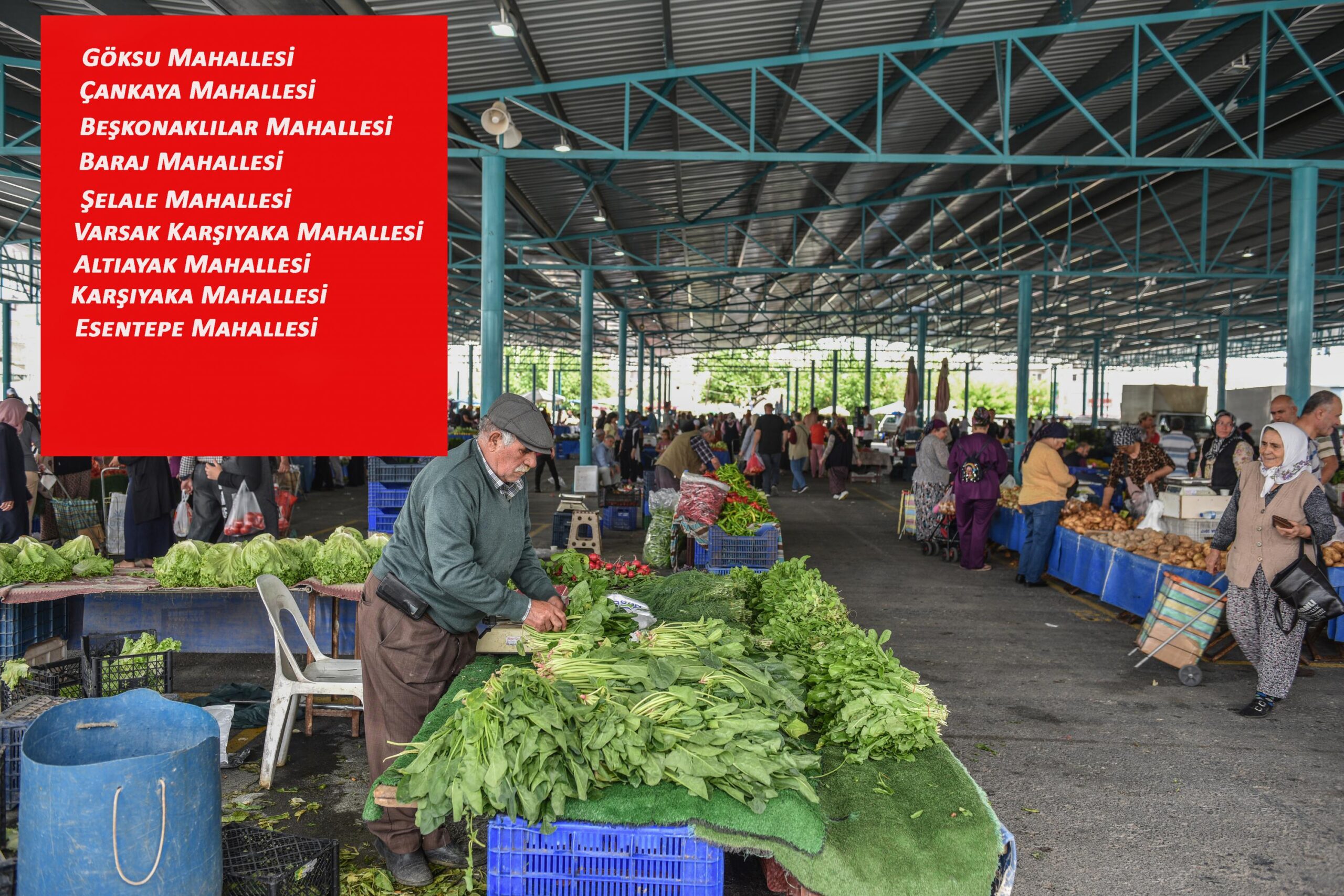 Kepez’de 9 mahalleye 9 kapalı pazar