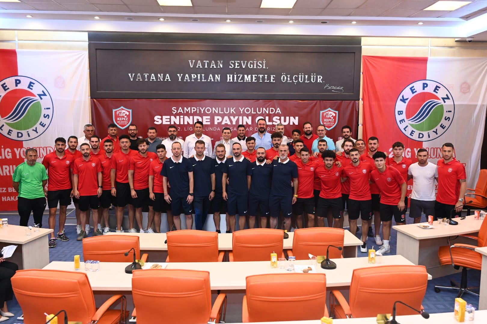 Kepezspor’un şampiyonluk yolunda seninde payın olsun