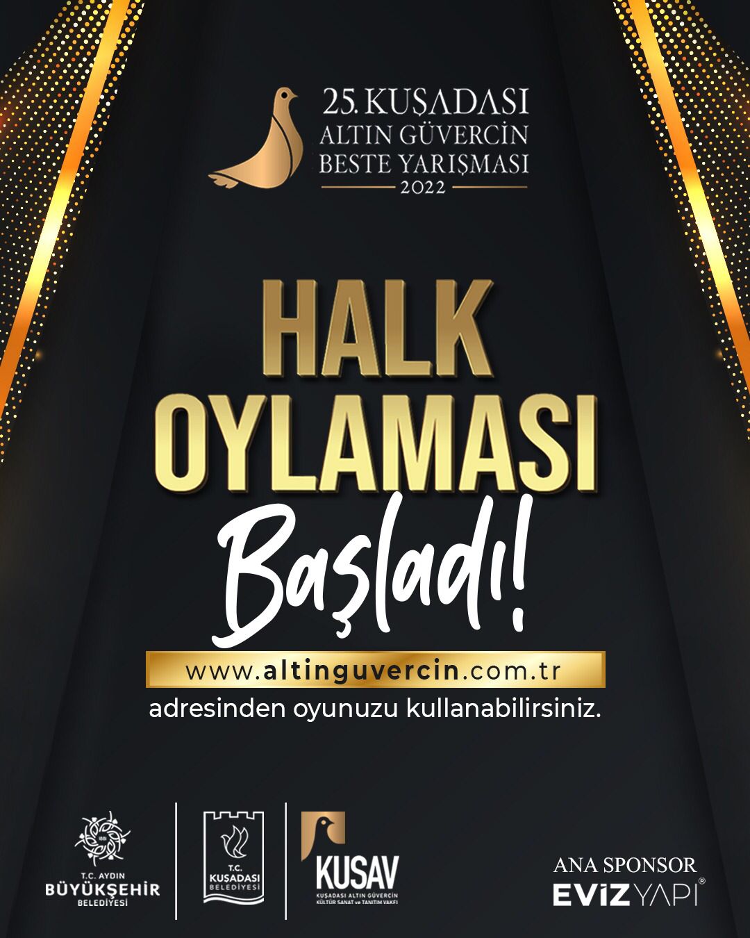 KUŞADASI _ 25.Altın Güvercin Beste Yarışması için dijital halk oylaması başladı