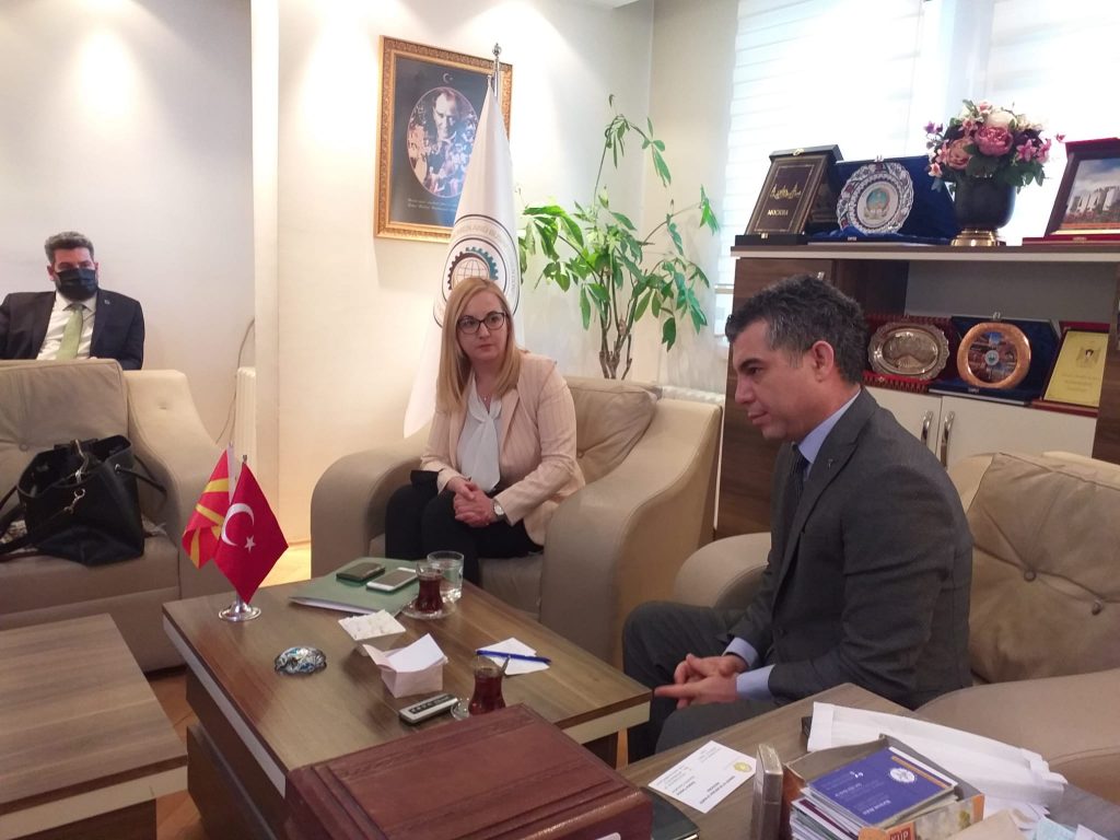 KUZEY MAKEDONYA BÜYÜKELÇİLİĞİNDEN SANKONA ZİYARET