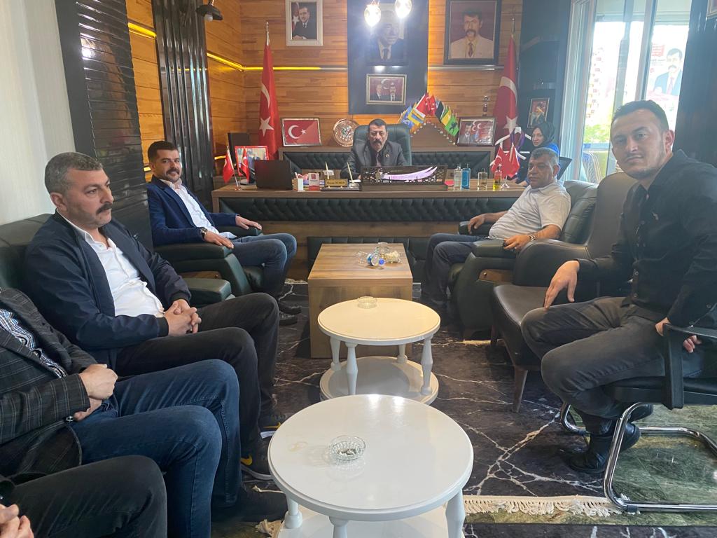 MEHMET ÇİÇEK MİLLETVEKİLİ ADAYI HASAN ÖZMEN'İ ZİYARET ETTİ