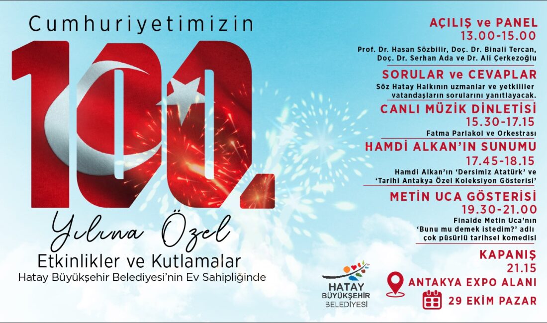 HATAY’DA CUMHURİYETİN 100. YILI