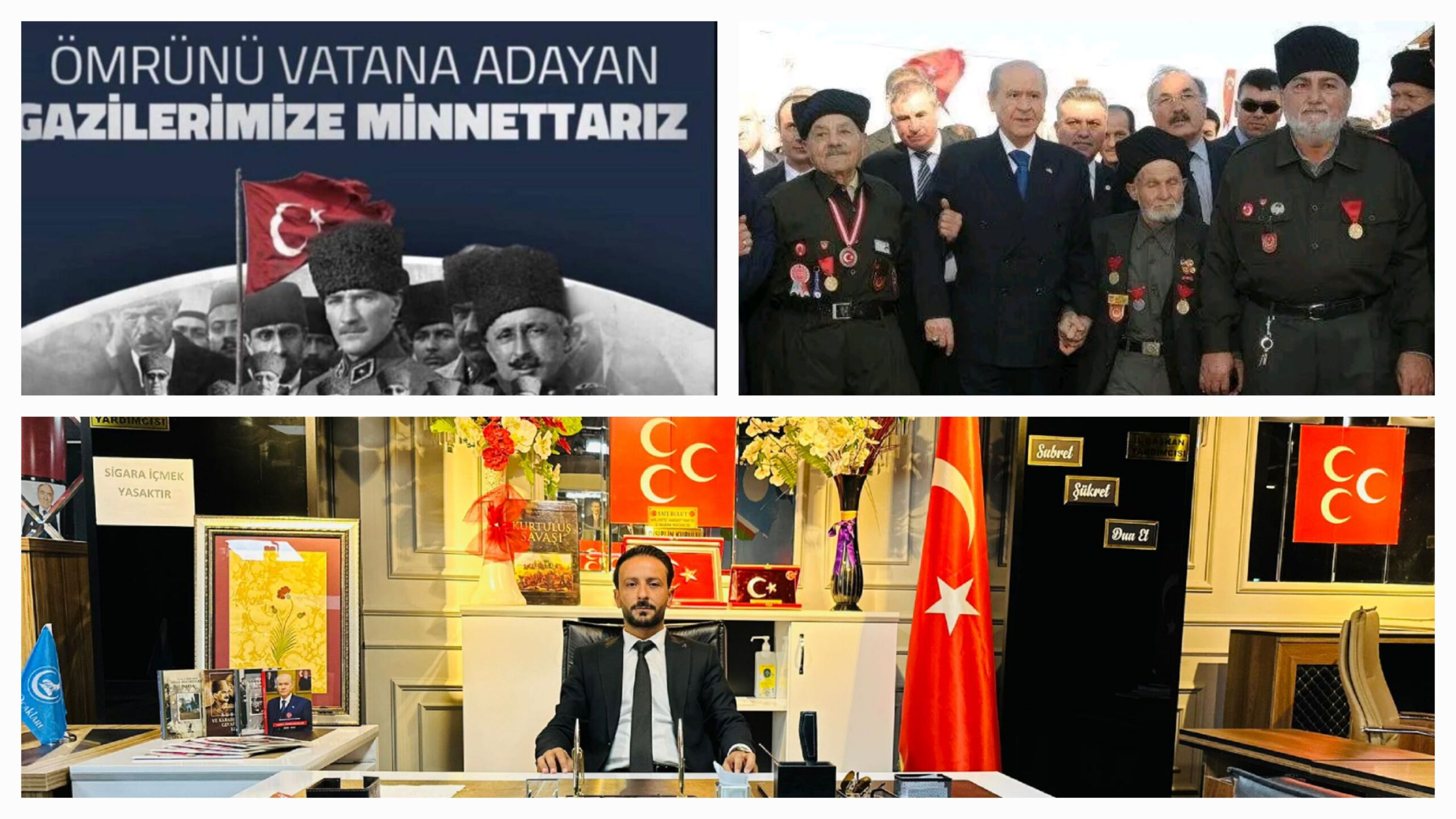MHP Diyarbakır İl Başkan Yardımcısı Seyit Bulut Gaziler Gününe özel bir mesaj paylaştı