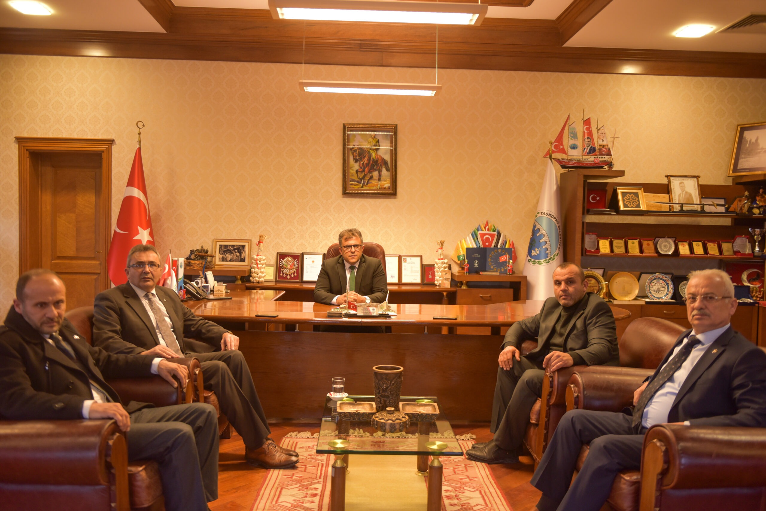 MHP İl Başkanı Çınar ve İlçe Başkanı Uçar’dan Başkan Çatal’a ziyaret