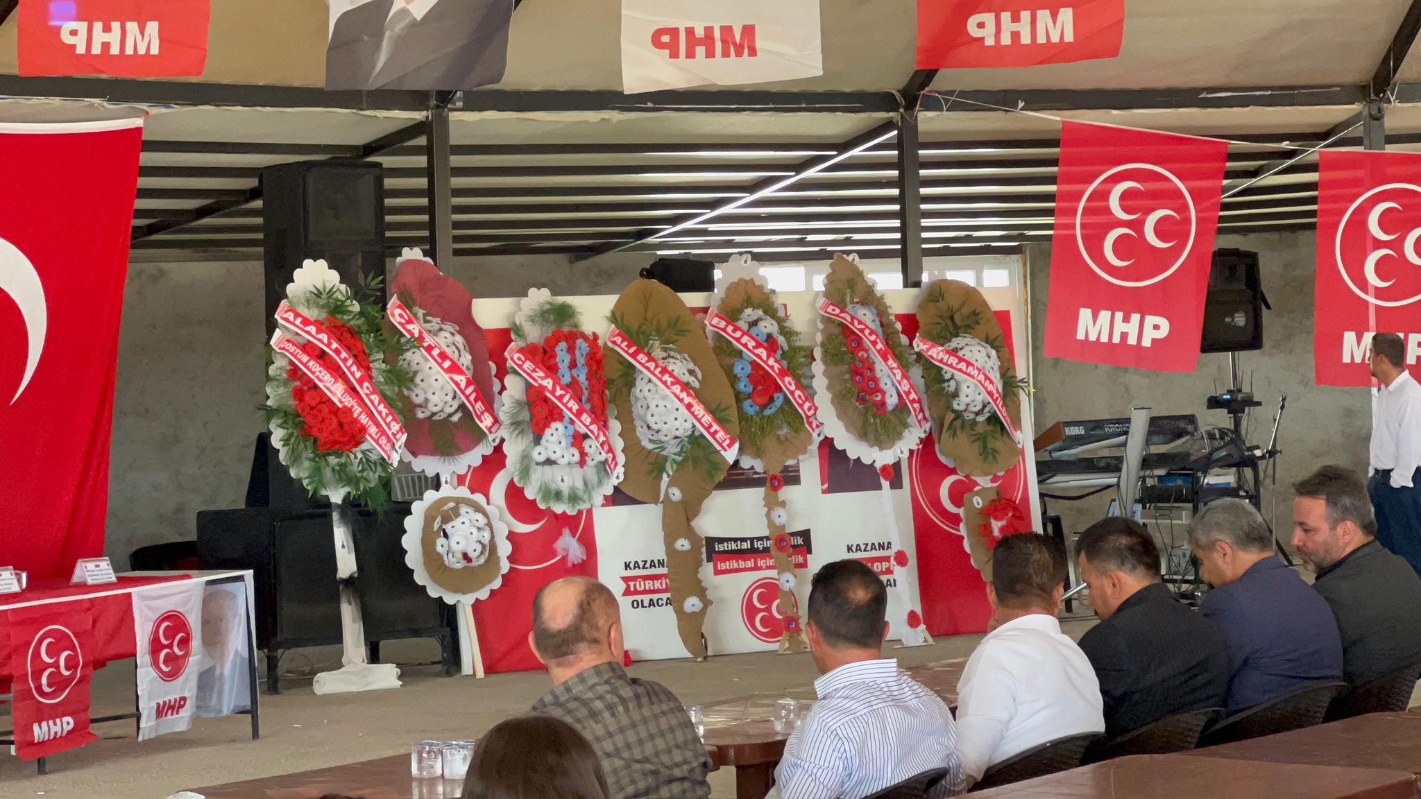 MHP Silopi İlçe Kongresinde Alaattin Çakıcı Detayı