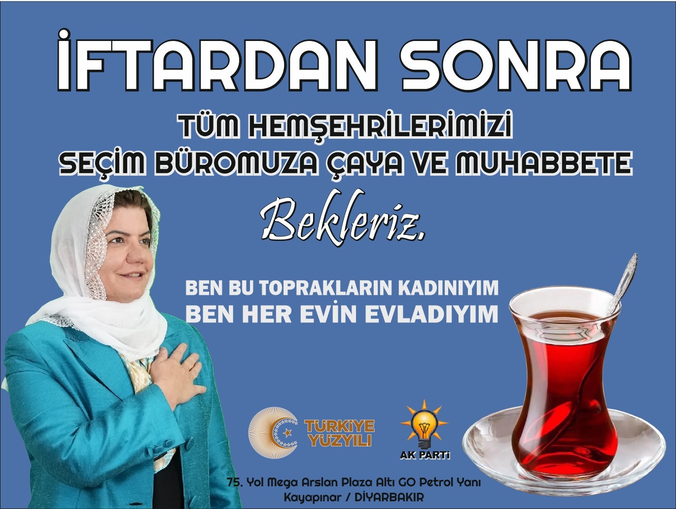 Milletvekili Adayı Hanımağa Ziyaretçilerini Bekliyor