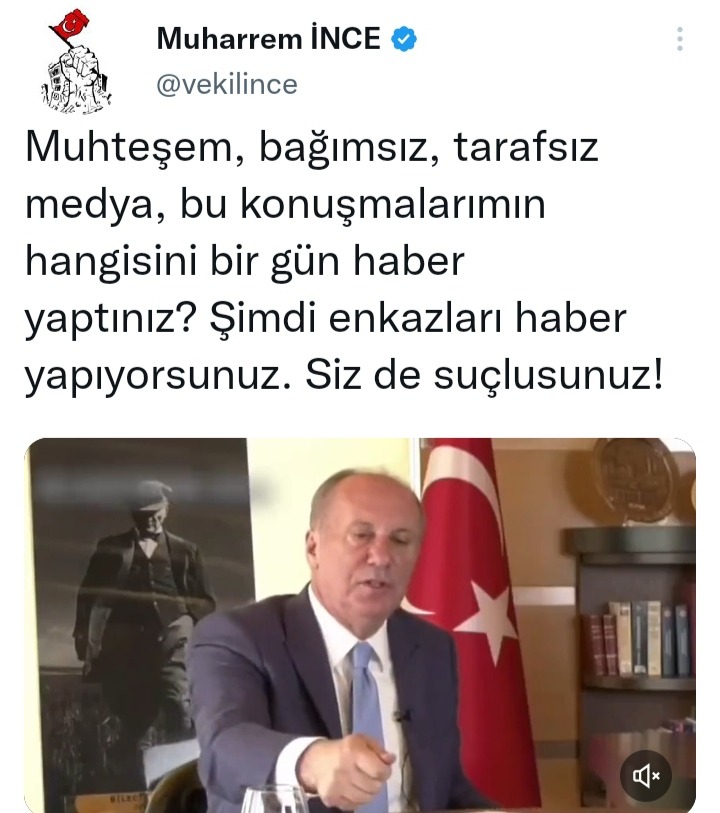 Muharrem İnce'den İNCE MESAJLAR
