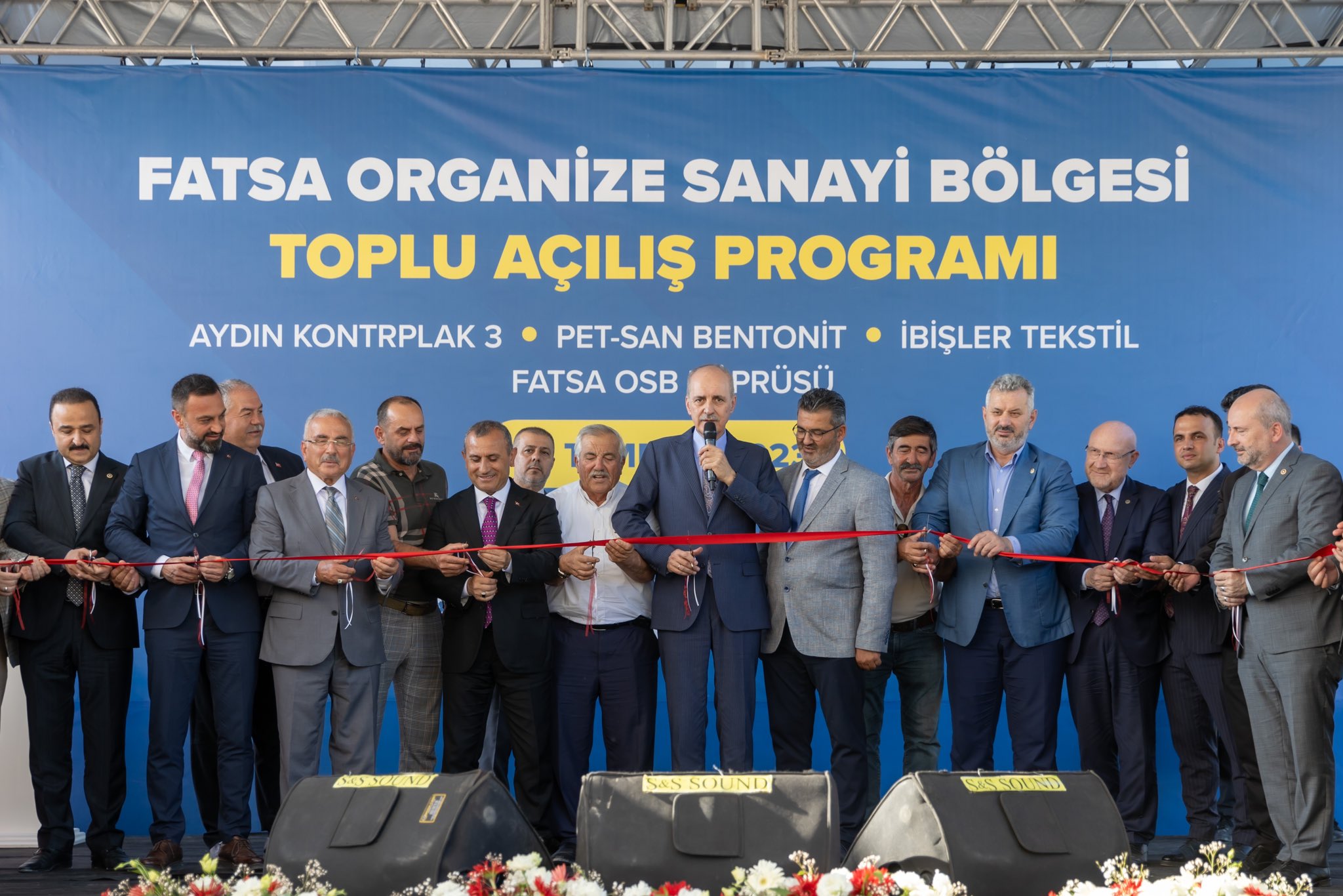 Numan Kurtulmuş Fatsa'da Toplu  Açılışa Katıldı 