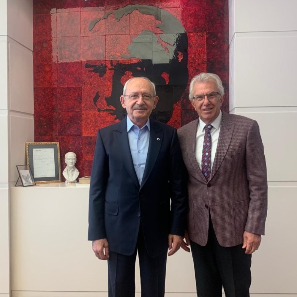 ÖDEMİŞ_ Başkan Eriş, CHP Lideri Kemal Kılıçdaroğlu’nu ziyaret etti