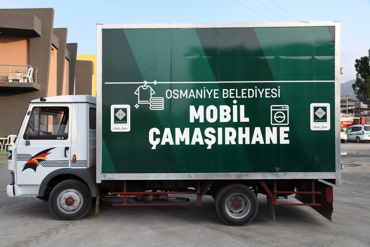 OSMANİYE BELEDİYESİ “MOBİL ÇAMAŞIRHANE” HİZMETE BAŞLADI