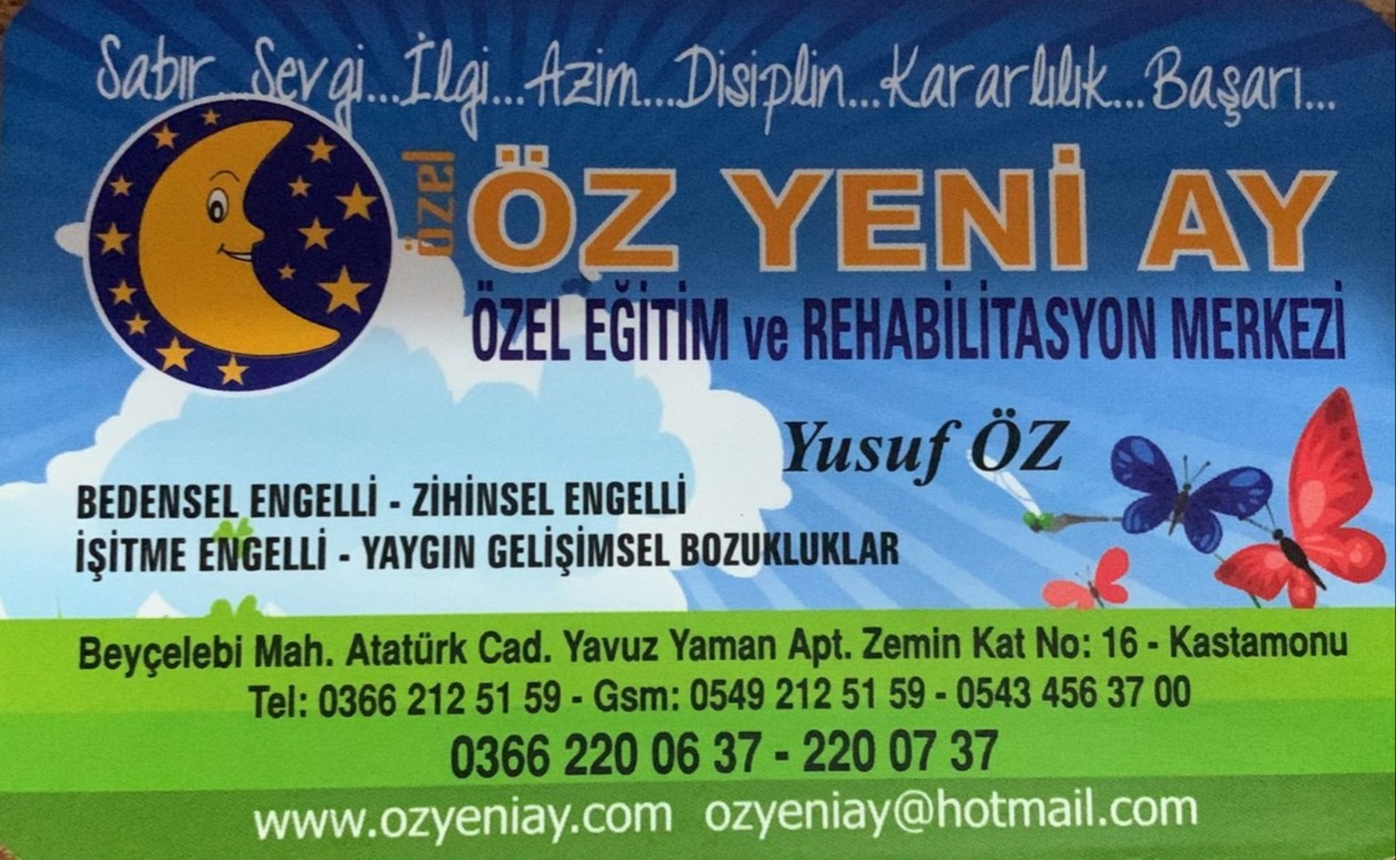 Öz Yeni Ay Özel Eğitim ve Rehabilitasyon Merkezi Kastamonu’da Hizmet Veriyor