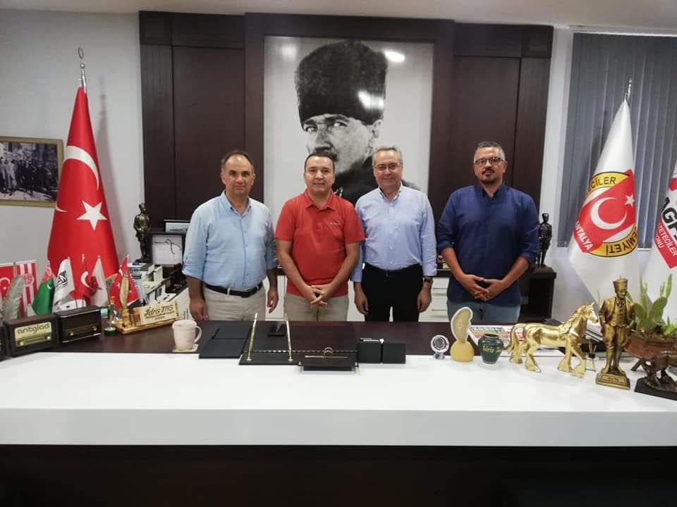 RAFET ZEYBEK’TEN GAZETECİLERE ZİYARET