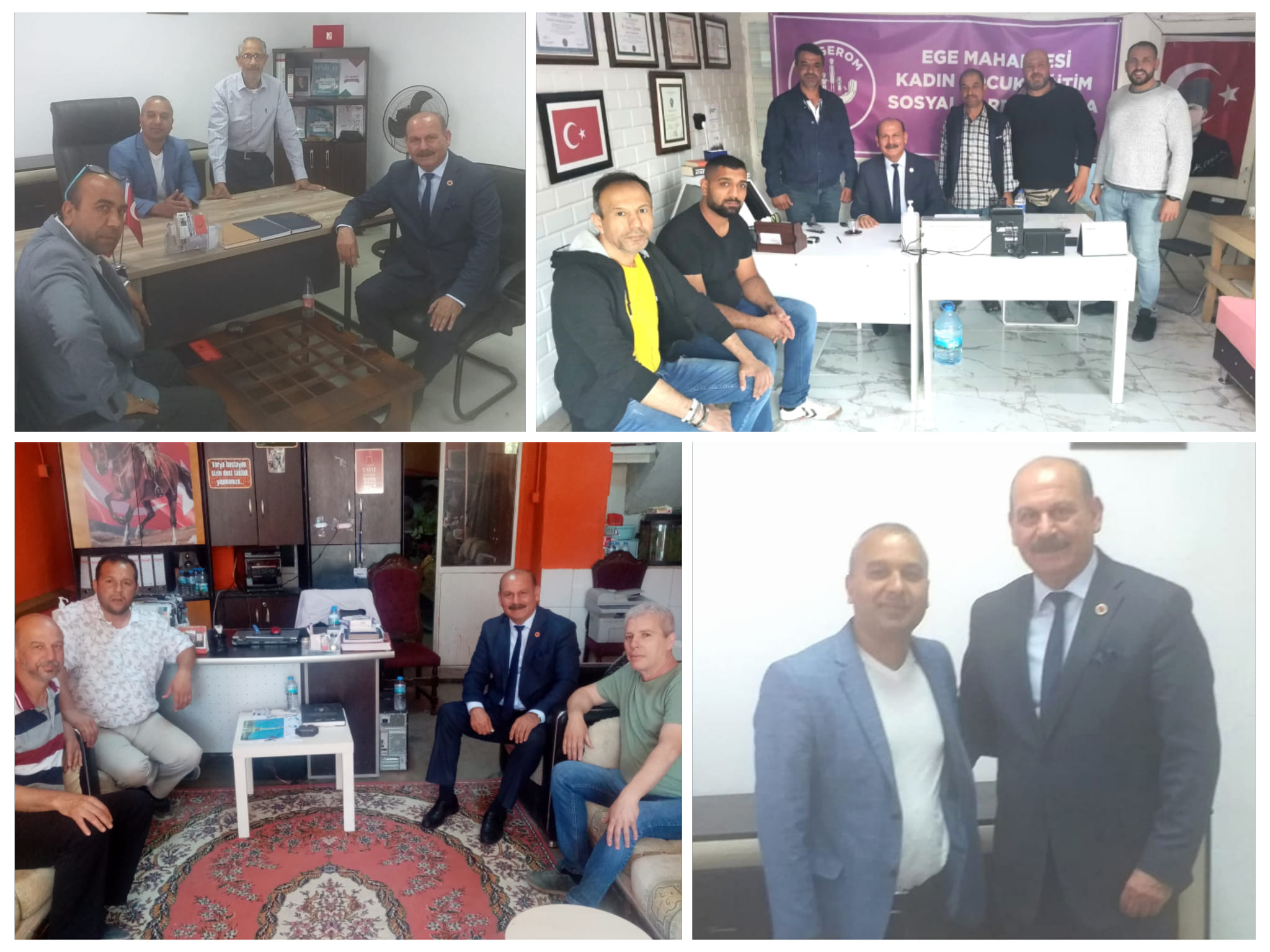 ROMAN TEMSİLCİLER ROMAN DERNEKLERİNİ ZİYARET ETTİ.