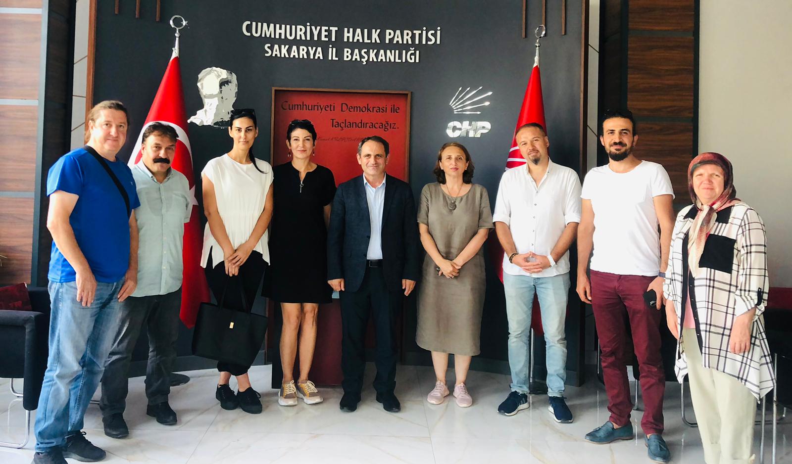 SAKARYA EĞİTİM İŞ'TEN, BAŞKAN ECEVİT KELEŞ'E İADEYİ ZİYARET