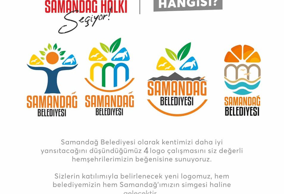 Samandağ Belediyesi yeni logosunu