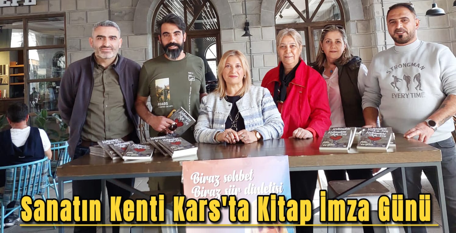 Sanatın Kenti Kars’ta Kitap İmza Günü