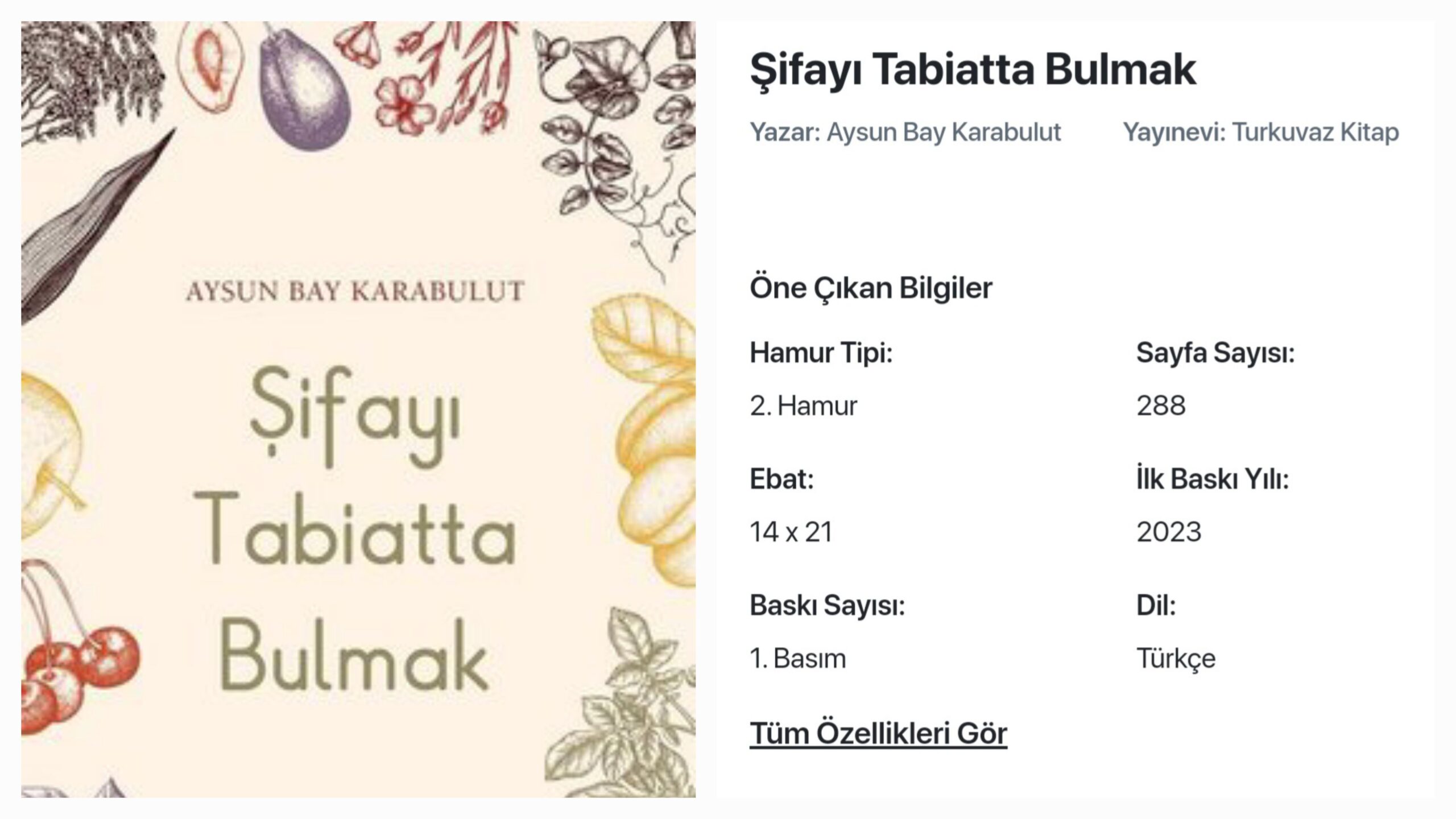 Şifayı Tabiatta Bulmak İsteyenler İçin Başucu Kıtabı