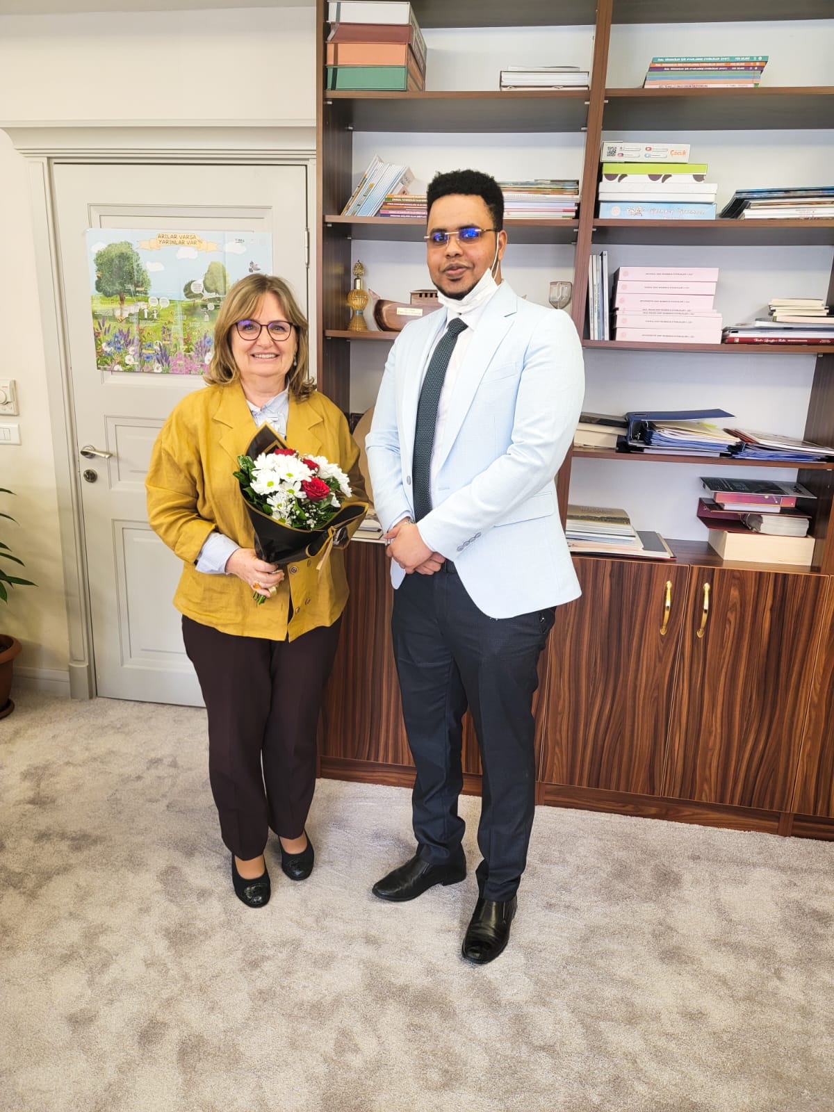 Somalili öğrenciler adına Bakan Yardımcısı ile görüştü... 