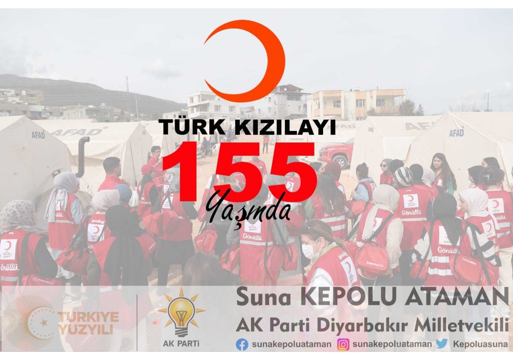 Suna Kepolu Ataman Kızılay'ın 155. Yılını Kutladı